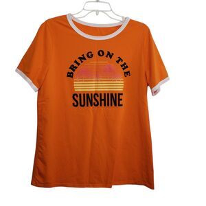 Perfect Women's XL Summer Tee, "Bring on the Sunshine"